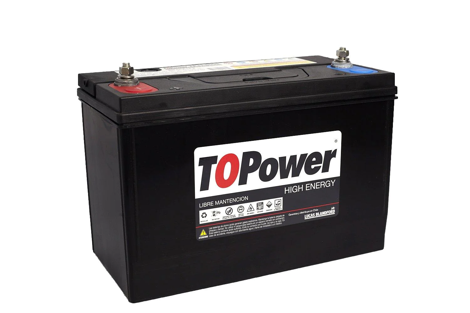 BATERIA TOPOWER 100AH 31-800S 800CCA (+ -) A/P PERNO CENTRAL KR