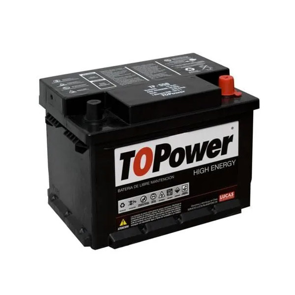 BATERIA TOPOWER 60AH TP60D 500CCA (- +) B/E KR