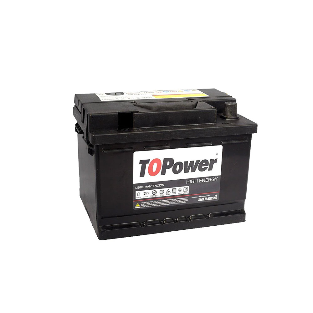 BATERIA TOPOWER 60AH TP60E 500CCA (+ -) B/E KR 